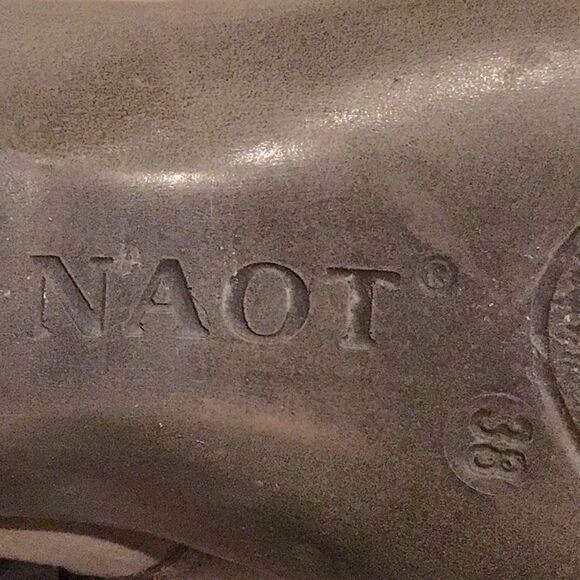 NAOT Taupe Leather MODESTO Ruched Ankle Boots - Picture 12 of 14